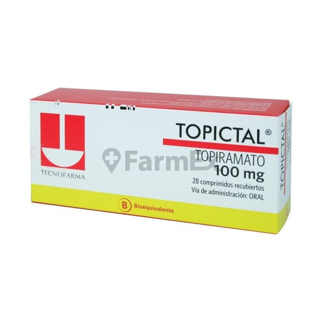 Topictal 100 mg x 28 comprimidos susc-1 de 4 meses Farmex-Suscripciones-Persistente